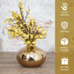 Hammered Metal Flower Vase Large | Gold - Behoma