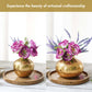 Hammered Metal Flower Vase Set | Gold - Behoma