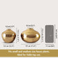 Hammered Metal Flower Vase Set | Gold - Behoma
