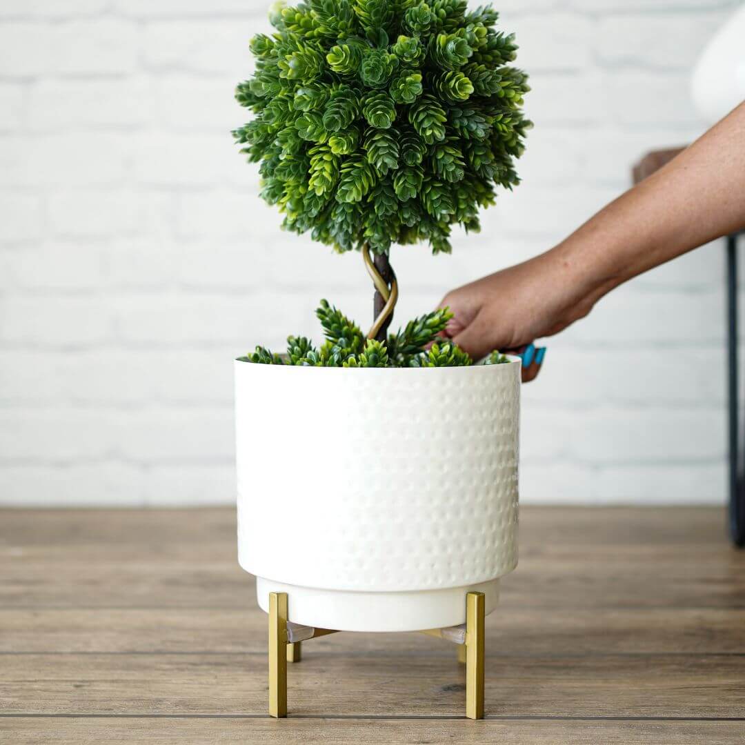 Hammered Indoor Planter, Large 