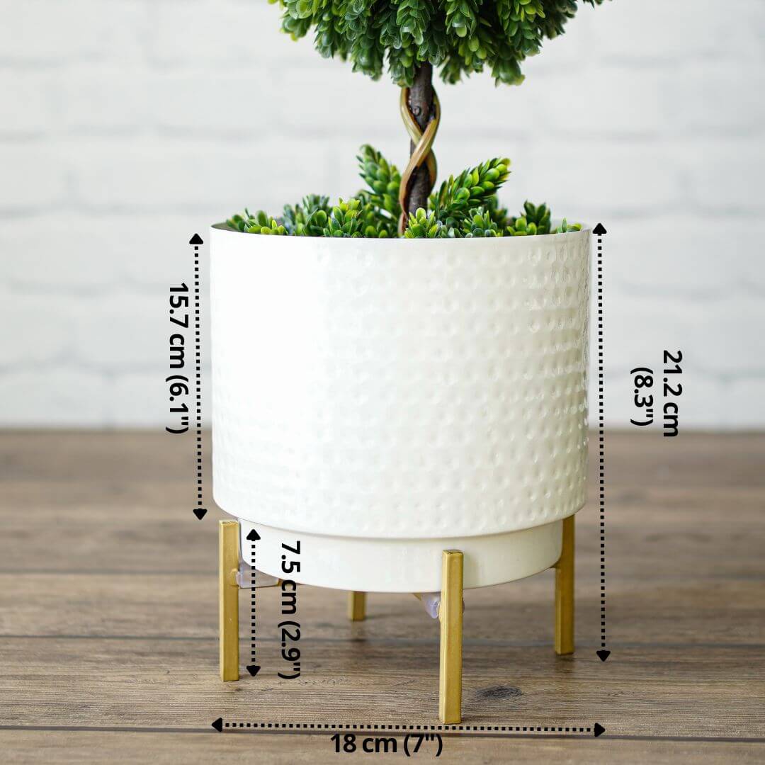 Hammered Indoor Planter, Large 
