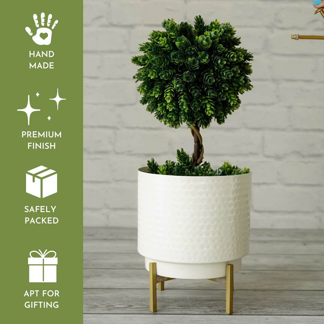 Hammered Indoor Planter, Large 