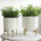 Hammered Indoor Planter, Set
