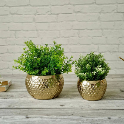 Honeycomb Metal Planter, Set - Behoma