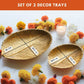 Metal decorative tray, Metal serving tray, Decorative metal platter