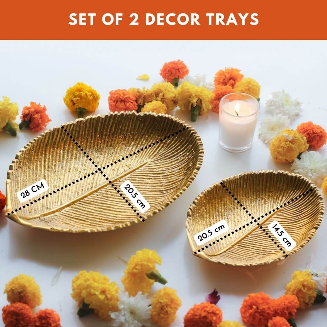 Metal decorative tray, Metal serving tray, Decorative metal platter