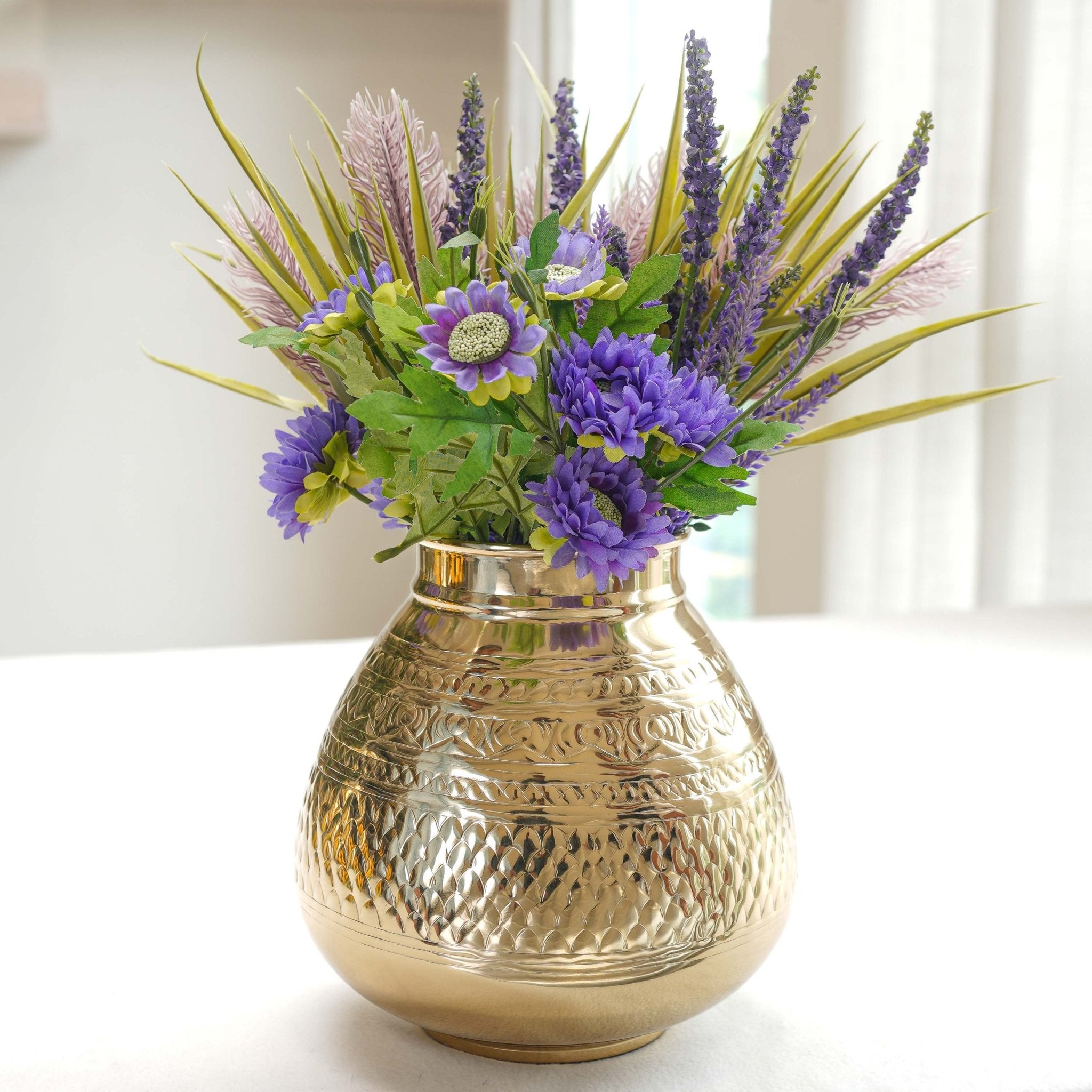 Metal Vase, metal flower vase, housewarming, anniversary gift