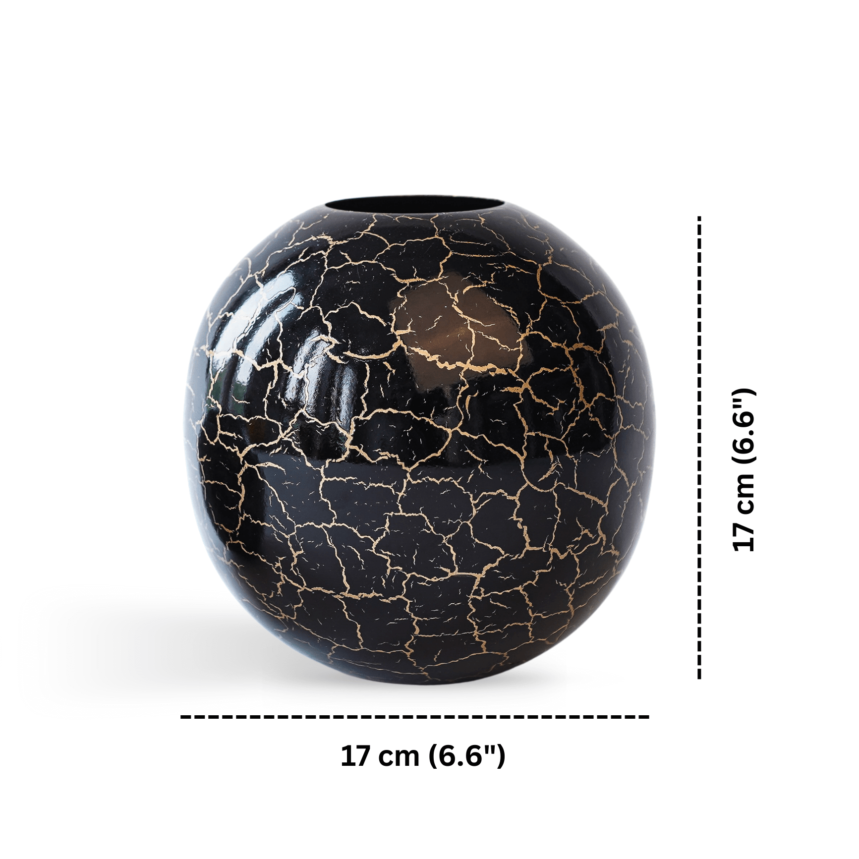 Metal Ball Flower Vase - Behoma