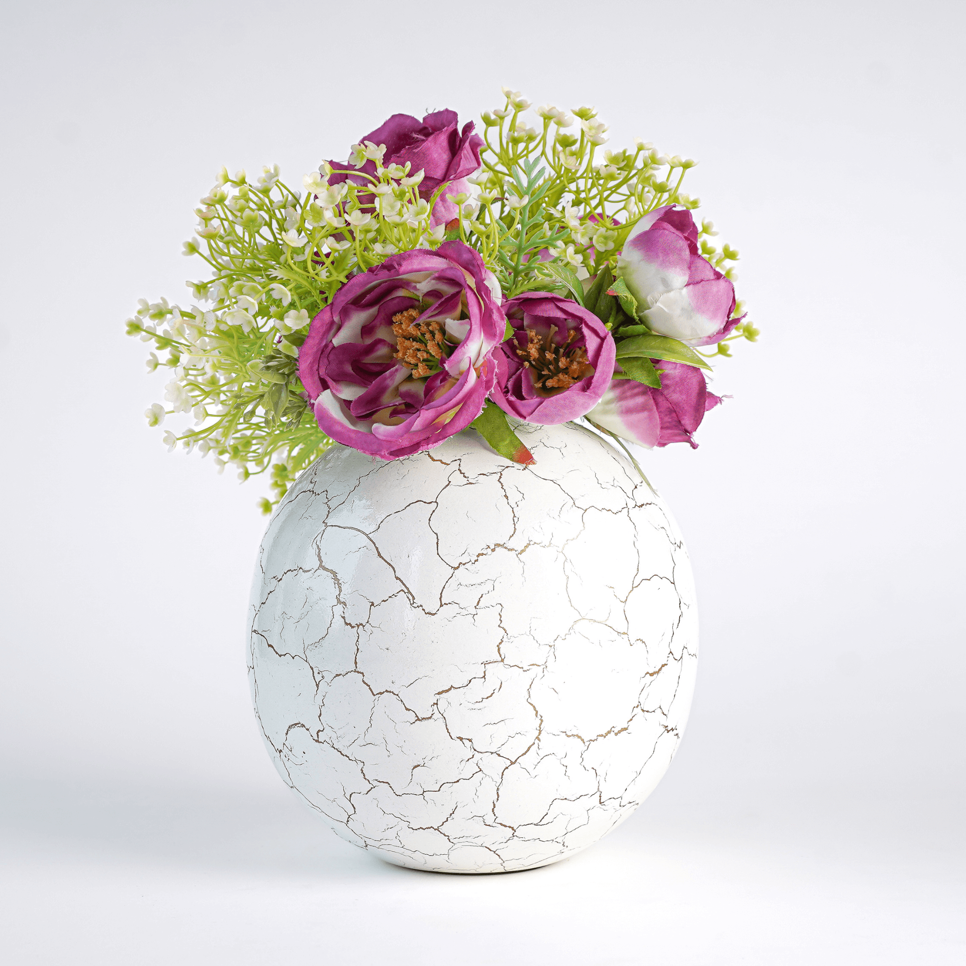 Metal Ball Flower Vase - Behoma