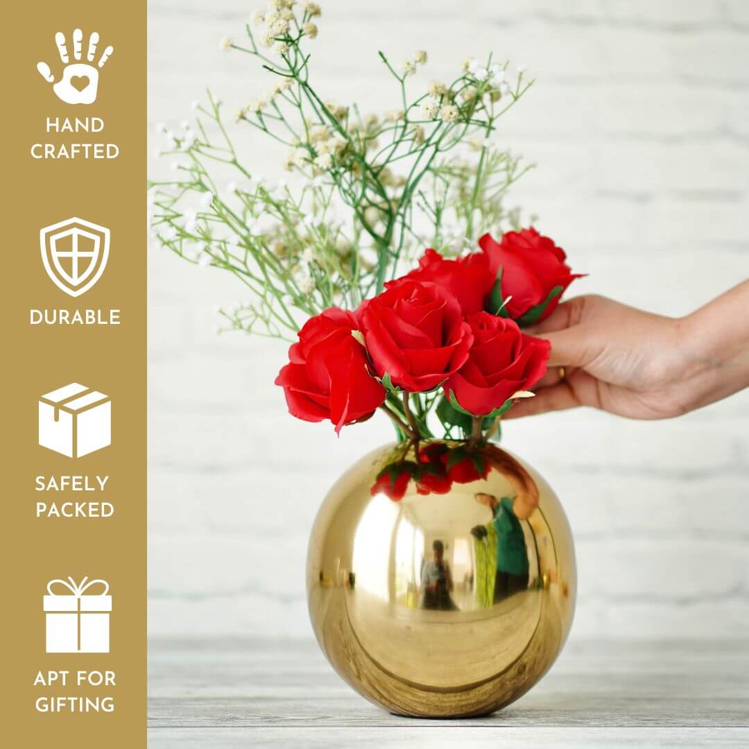 Metal Flower vase, Large