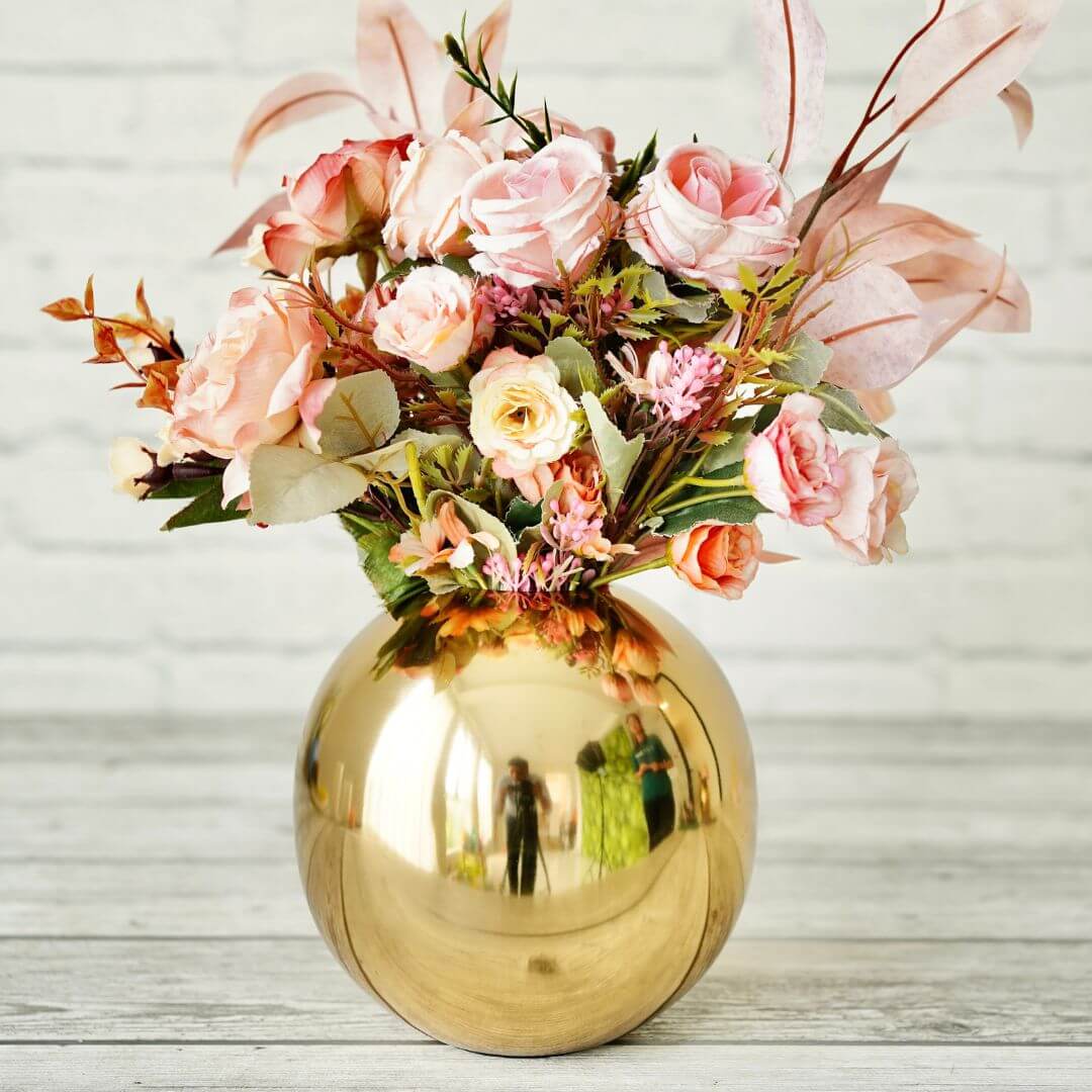 Metal Flower vase, Large