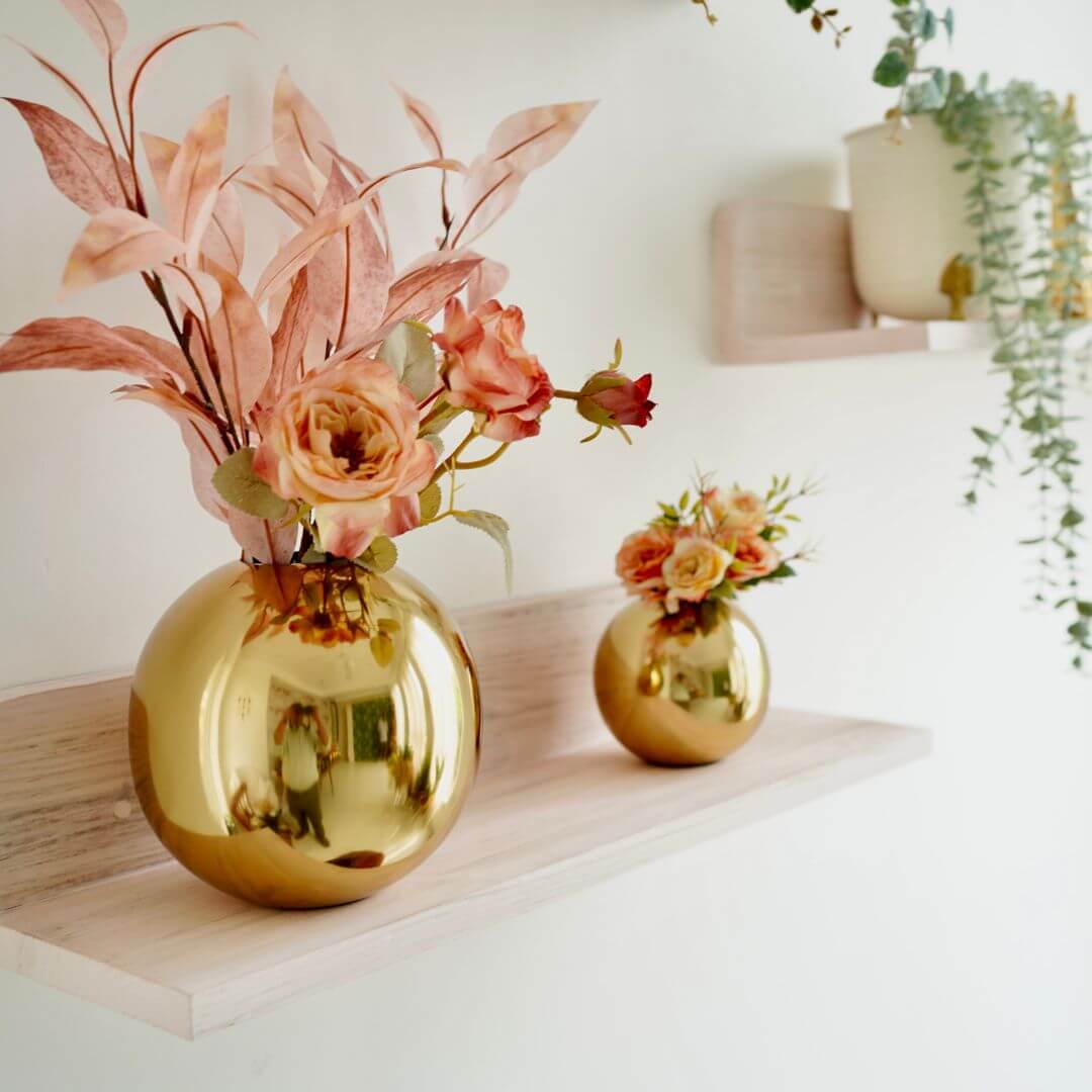 Metal Flower vase, Set of 2