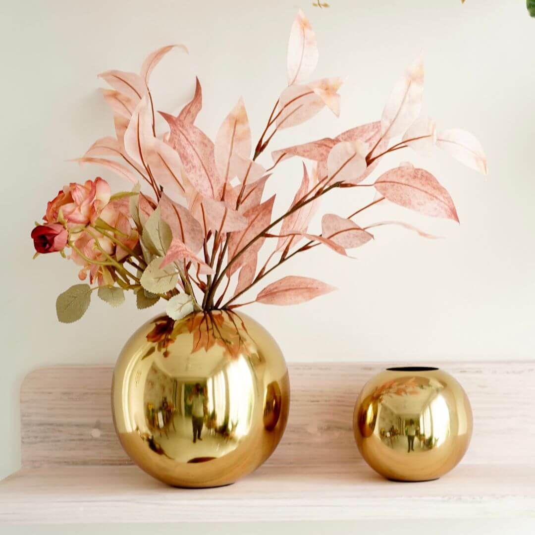 Metal Flower vase, Set of 2