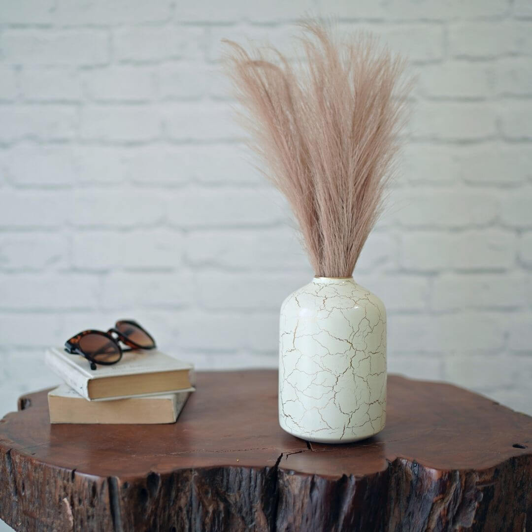 Metal Bottle Flower Vase - Behoma