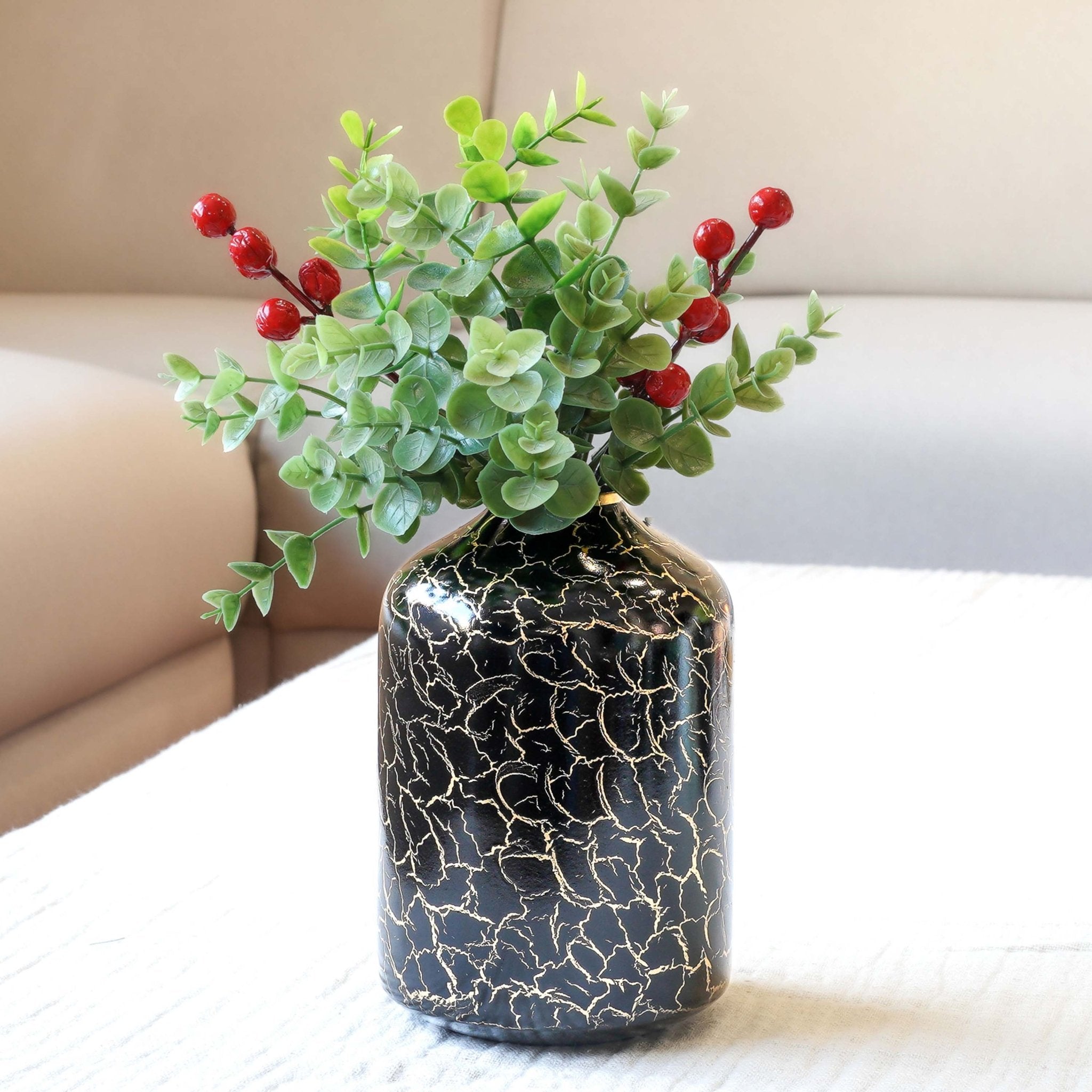 Metal Flower Vase - Behoma