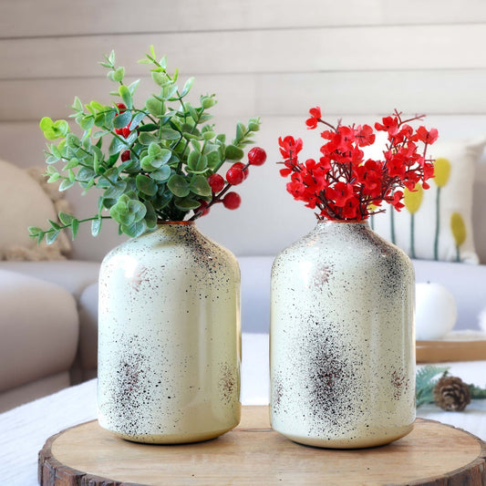 Metal Bud Bottle Vase Set - Behoma