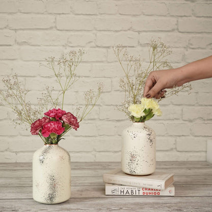 Metal Bud Bottle Vase Set - Behoma