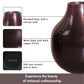 Metal Bud Flower Vase, Antique Copper - 6.1'' - Behoma