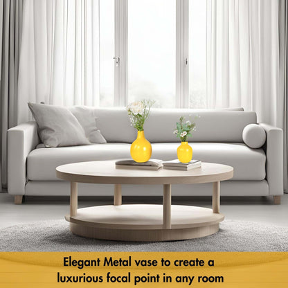 Metal flower Vase set of 2 - Behoma