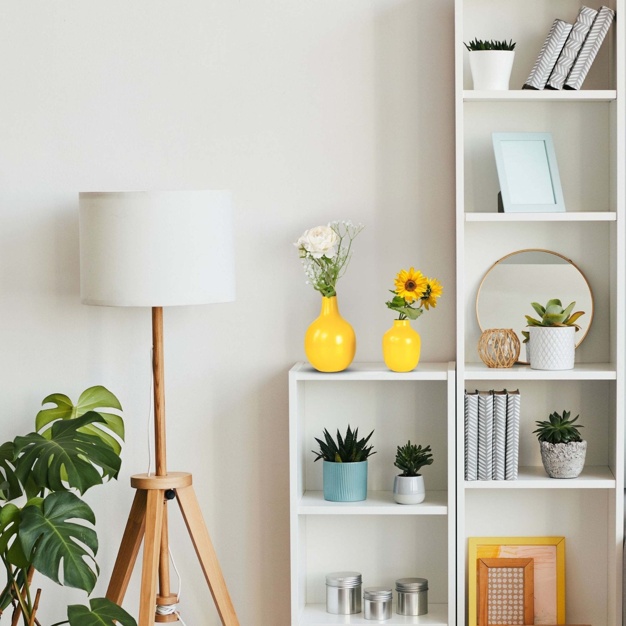 Metal flower Vase set of 2 - Behoma