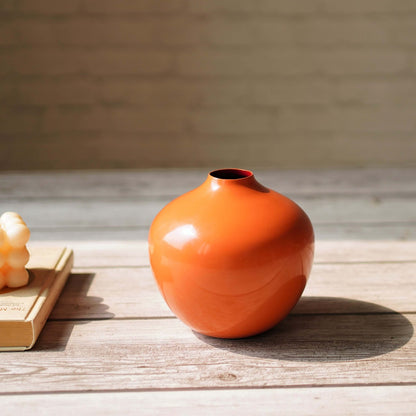 Metal Flower Vase | Small - Behoma