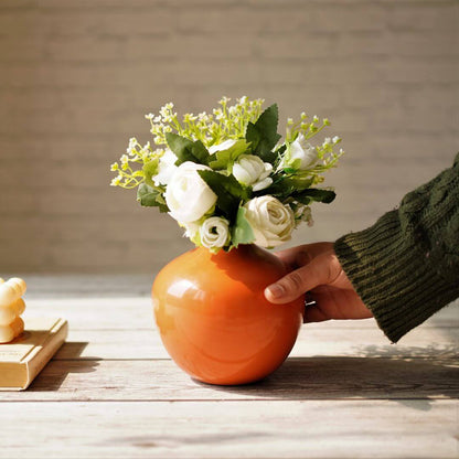 Metal Flower Vase | Small - Behoma