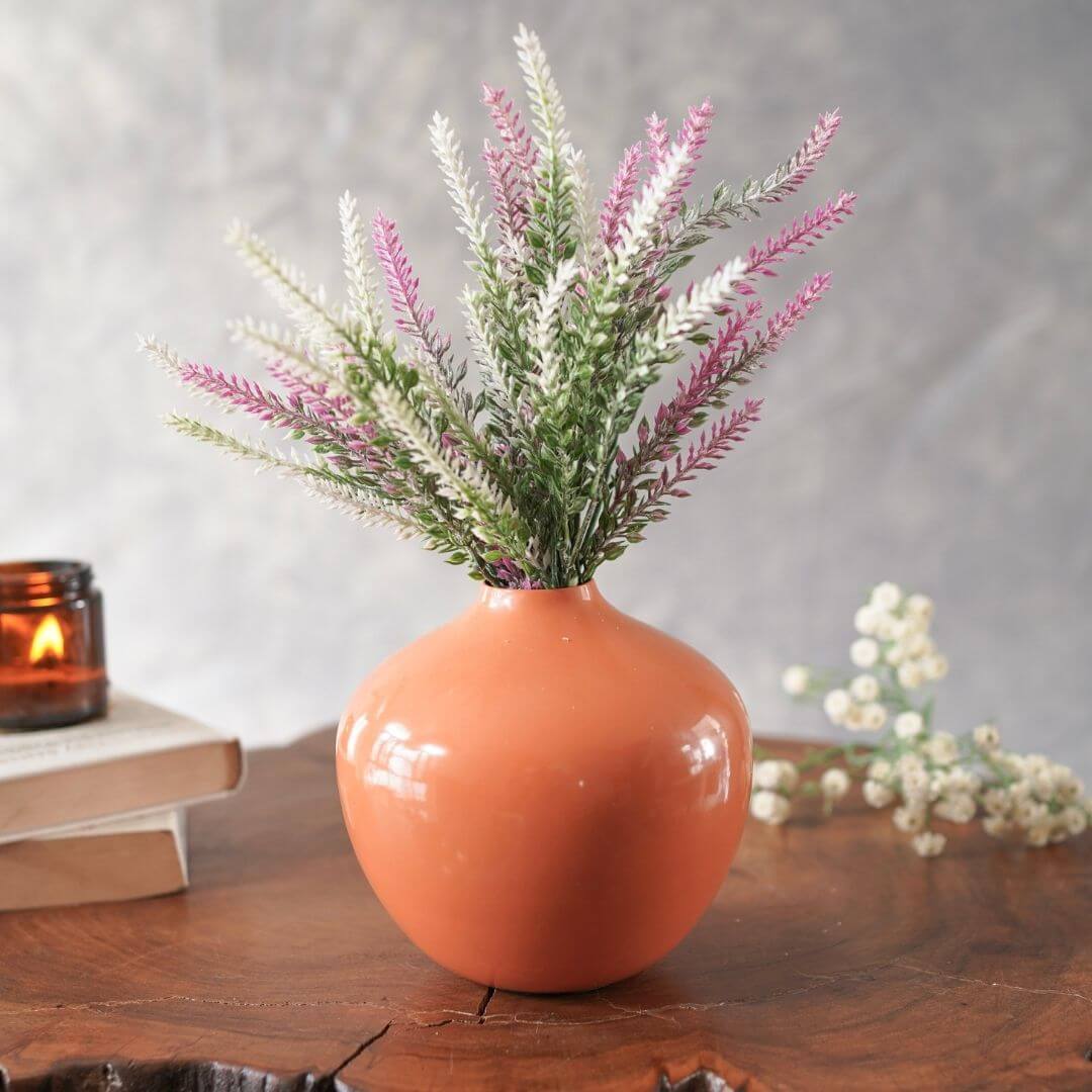Metal Flower Vase | Small - Behoma