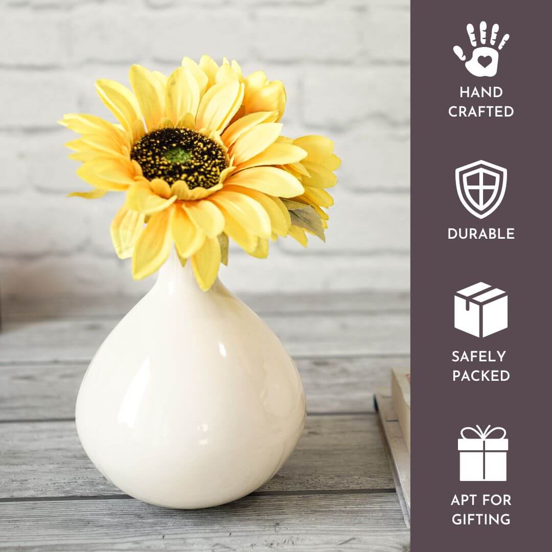 Metal Flower Vase | Sea Mist Green - Behoma