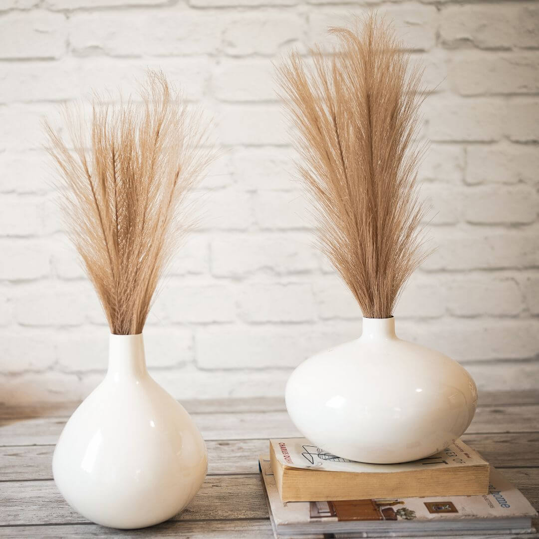 Metal Flower Vase | Sea Mist Green - Behoma