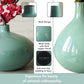 Metal Flower Vase | Sea Mist Green - Behoma