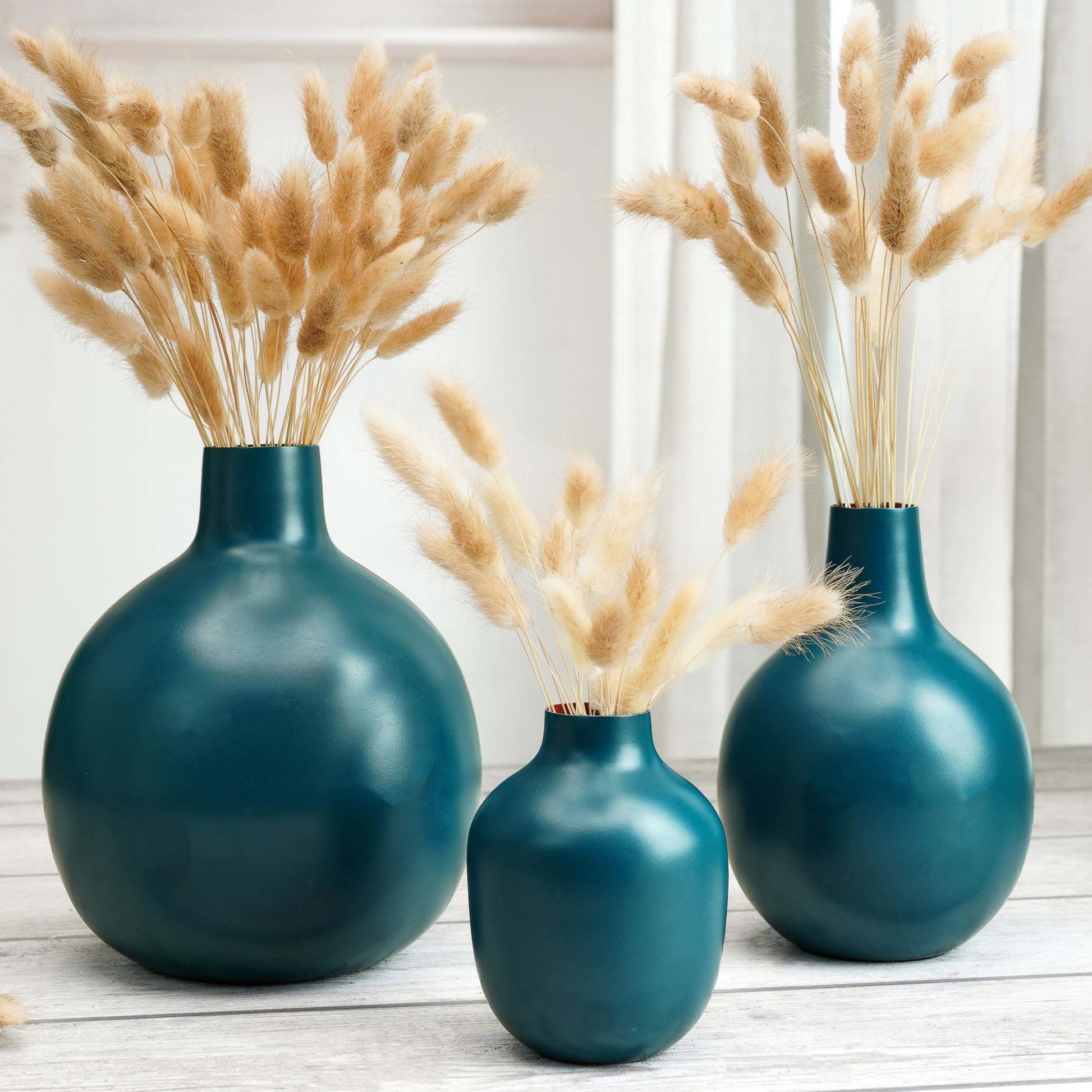 Metal Flower Vase Set of 3 | Behoma