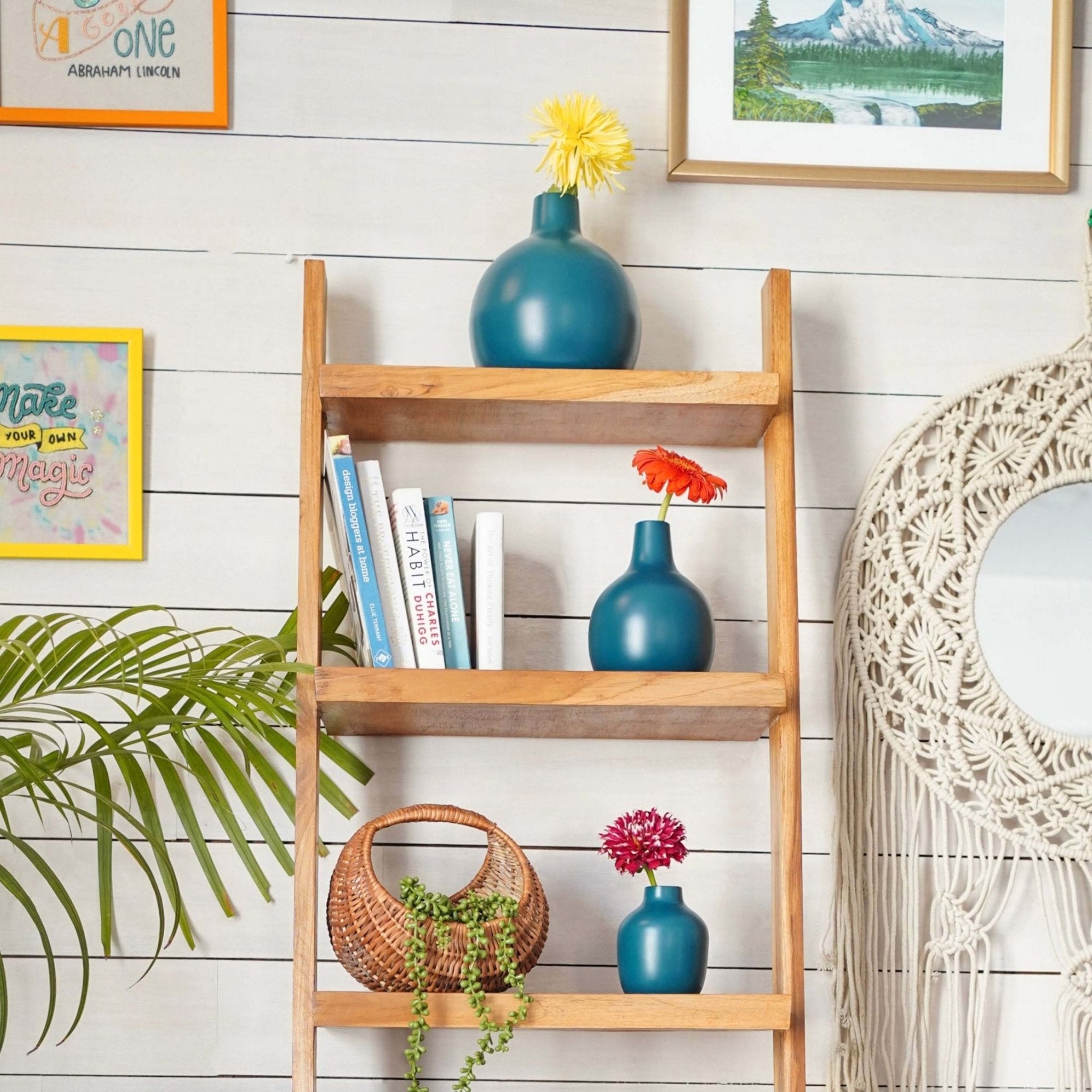 Metal Flower Vase Set of 3 | Behoma