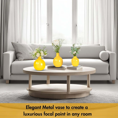 Metal Flower Vase set of 3 | Behoma