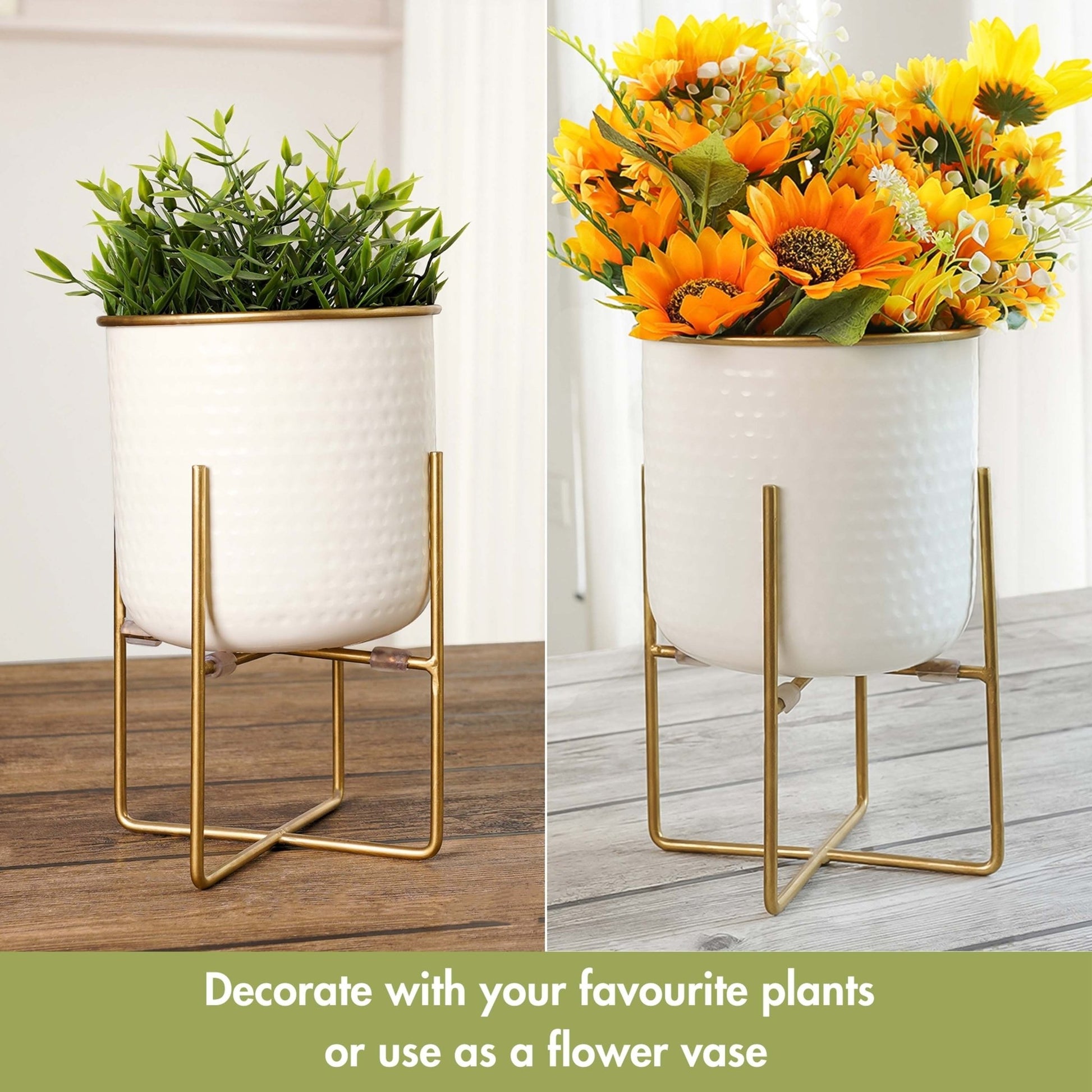 Metal Indoor Planter - Behoma | Housewarming Gift | Wedding Gift