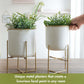 Hammered Planter Set