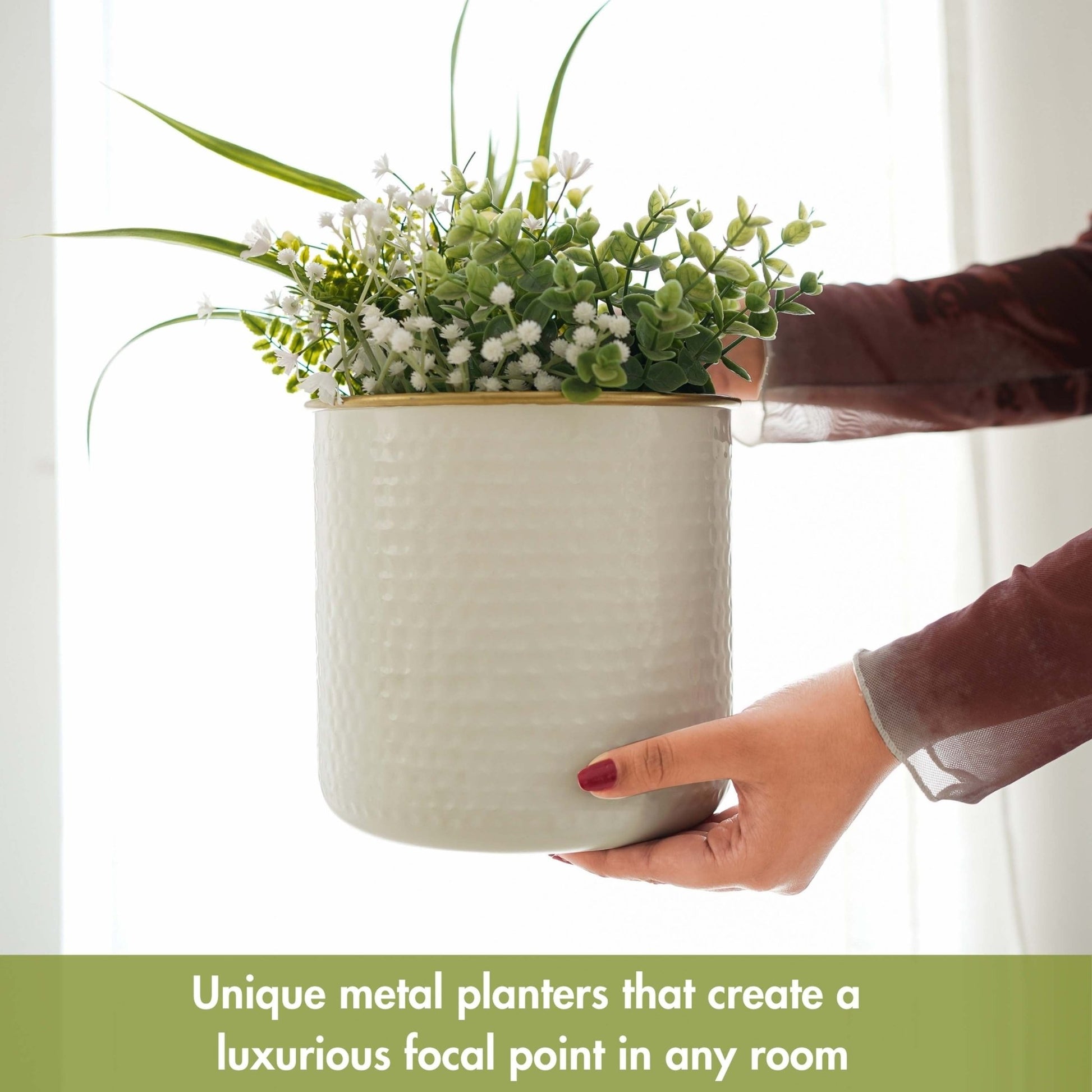 Metal Planter - Behoma | Housewarming Gift | Wedding Gift