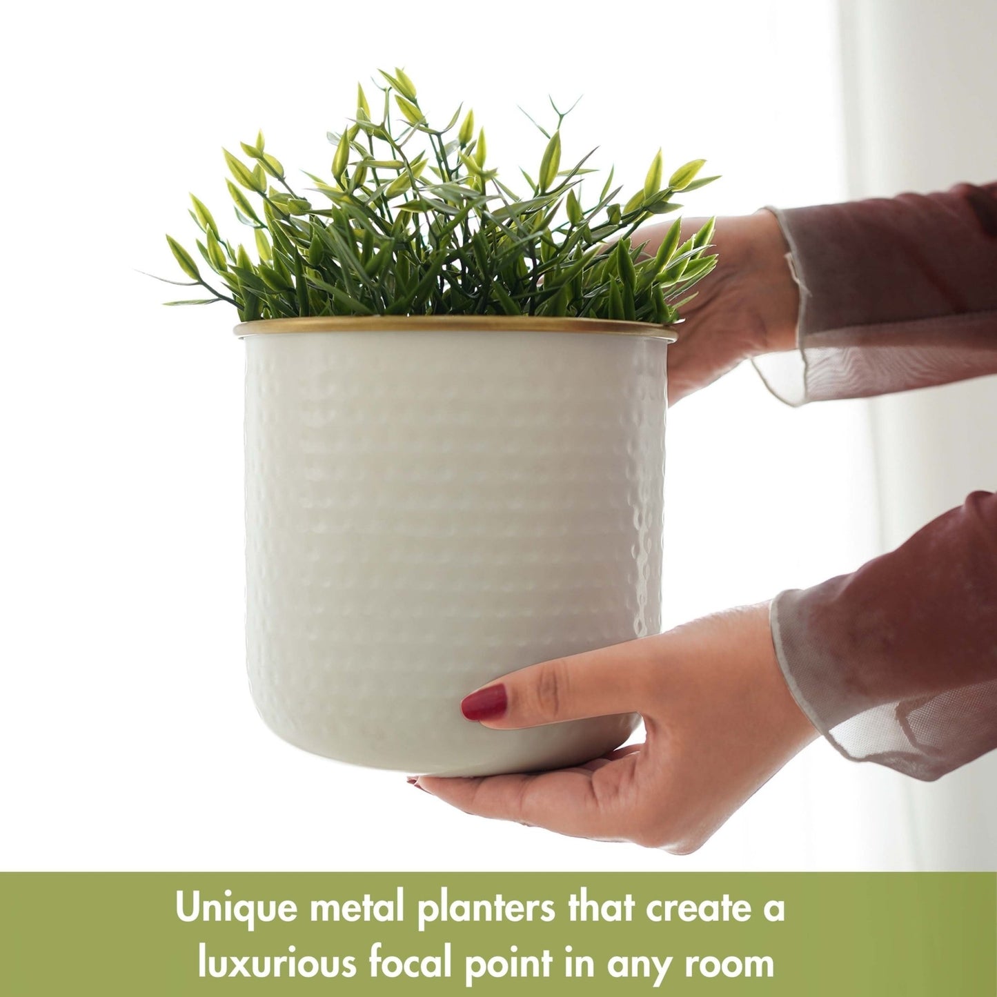 Metal Indoor Planter - Behoma | Housewarming Gift | Wedding Gift