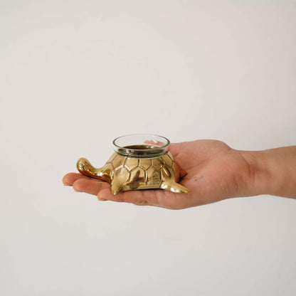 Metal Pair of Turtle Figure Ornament - Behoma