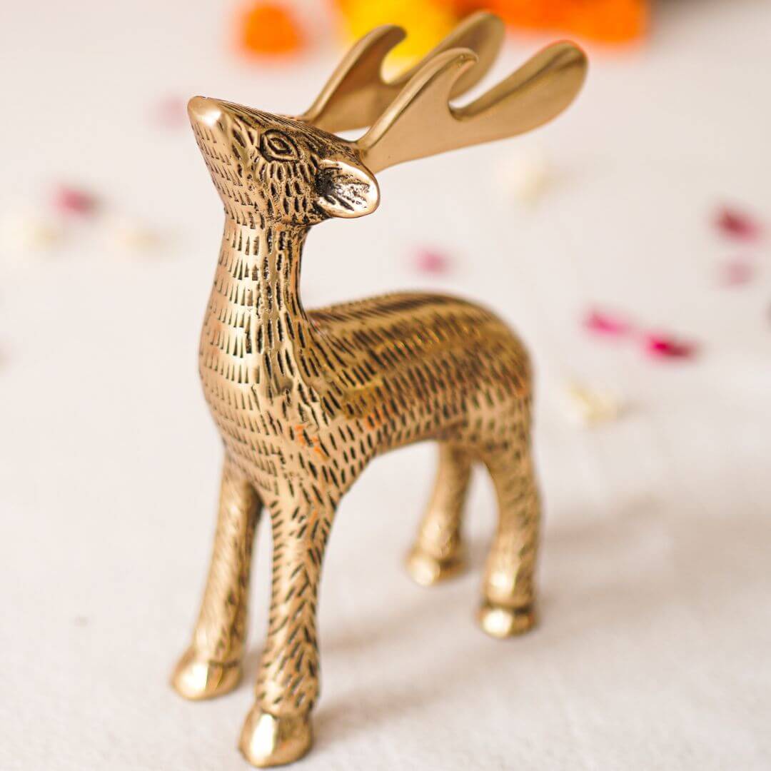 Metal Deer Pair, Birthday gift, Anniversary gift, Housewarming gift