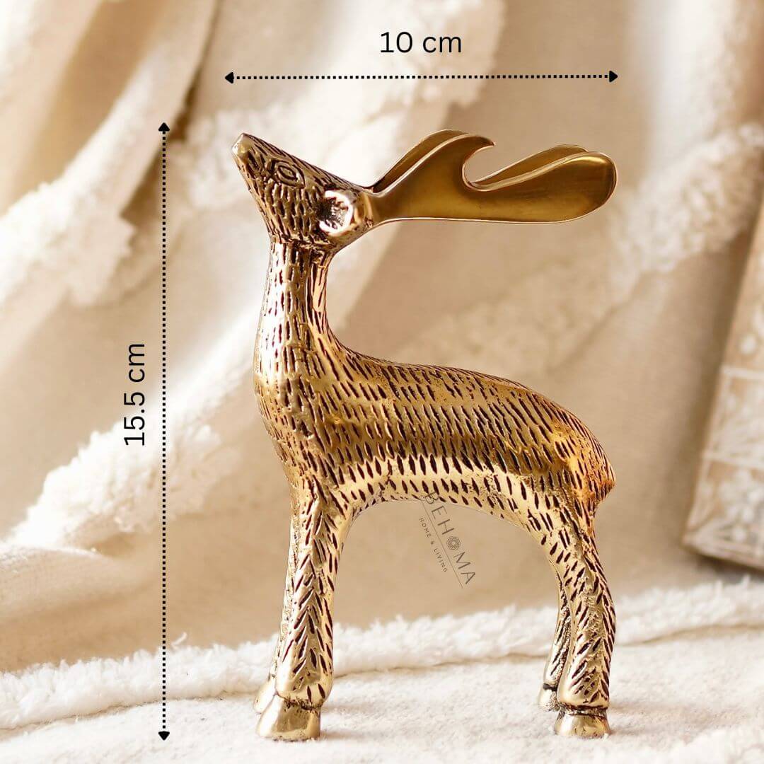Metal Deer Pair, Birthday gift, Anniversary gift, Housewarming gift