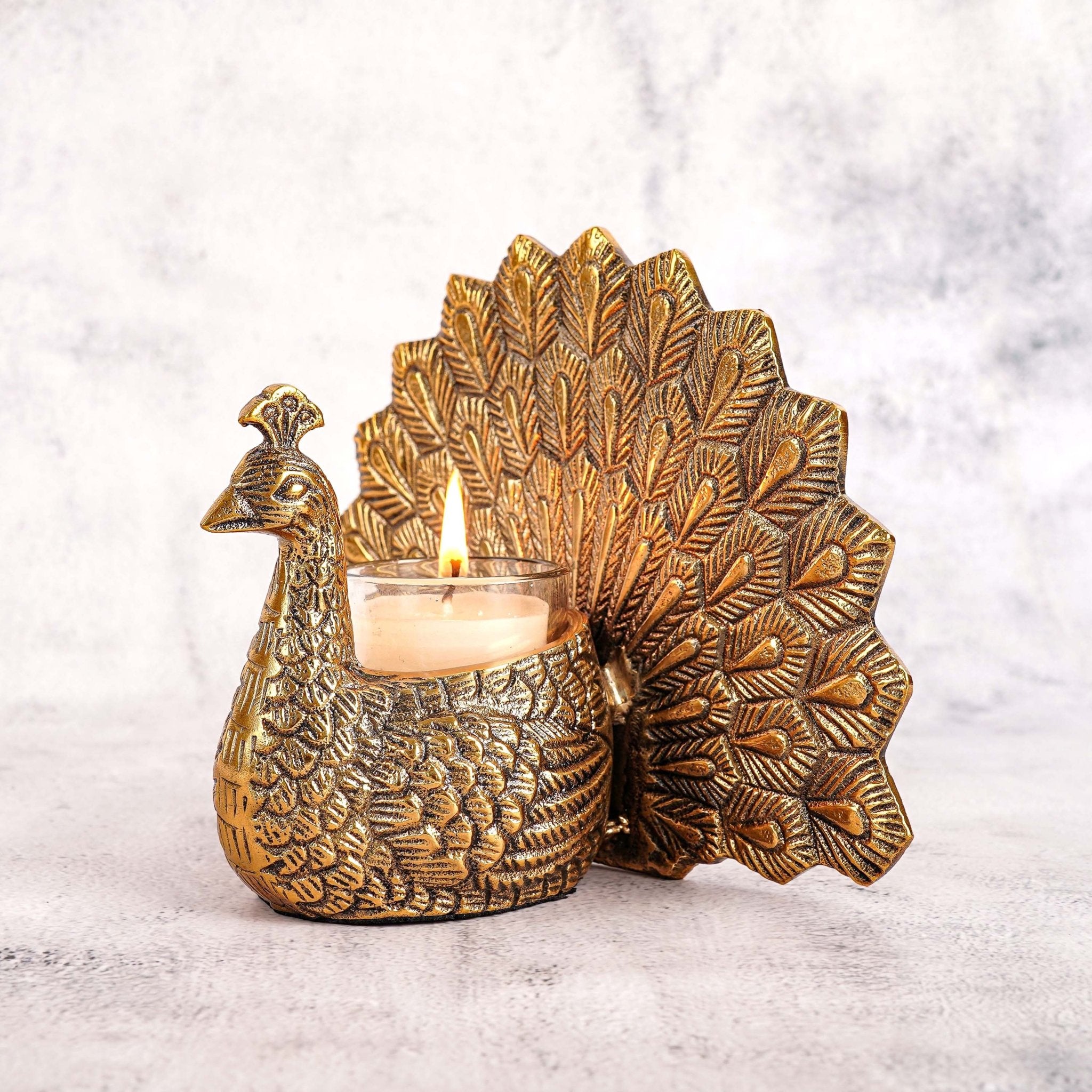 Metal Peacock Gift Hamper - Rakhi Gift Set