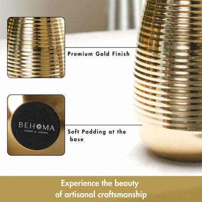 Metal Vase, Gift for Wife, Women's Day Gift