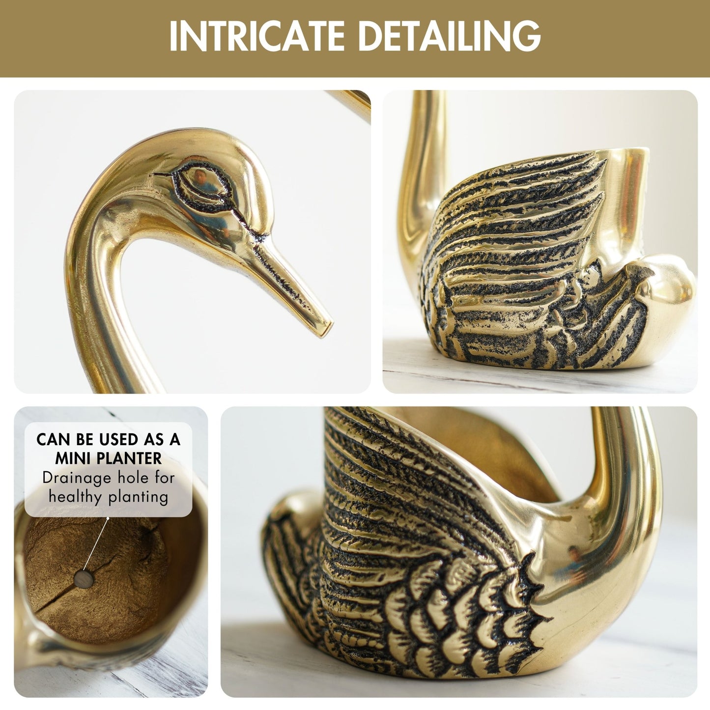Metal Swan Gift Hamper - Behoma