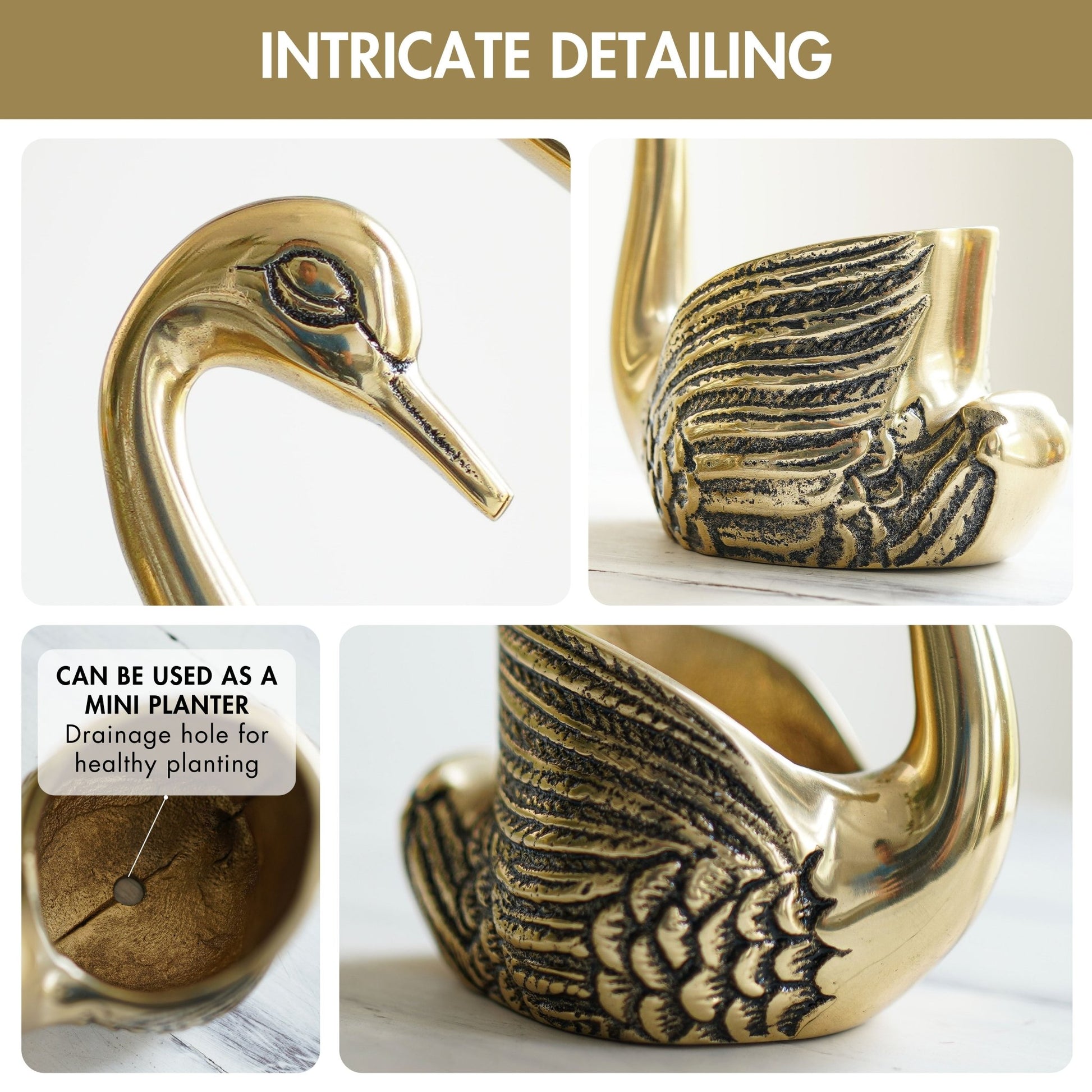 Metal Swan Gift Hamper - Behoma