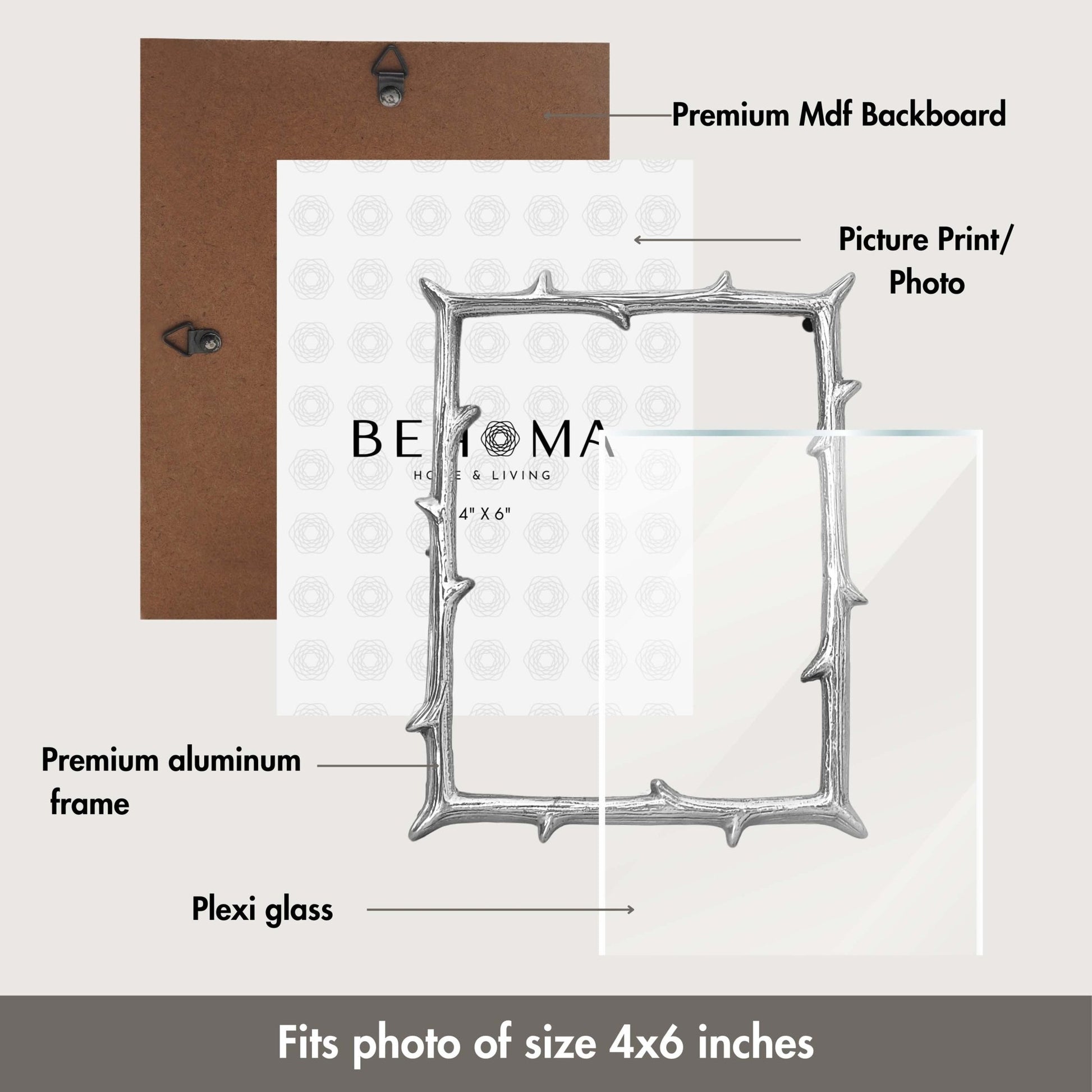Metal Photo Frame, gifts for her, birthday gift, gift ideas