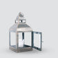 Miami Lantern, Rustic Dusk Green - Set - 11.4'' & 10.8'' - Behoma
