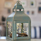 Miami Lantern, Rustic Dusk Green - Set - 11.4'' & 10.8'' - Behoma