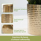 Mini Table - top Hammered Planter, Gold, Set - 4.1'', 3.5'' & 3.1'' - Behoma