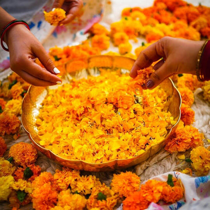 Metal Urli, Metal urli bowl, Traditional urli bowl, Floating flower urli