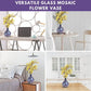 Moroccan Style Mosaic Glass Vase - Behoma